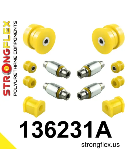 136231A: Rear suspension bush kit SPORT