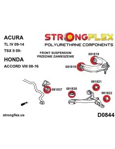 086239A: Full suspension bush kit SPORT 2