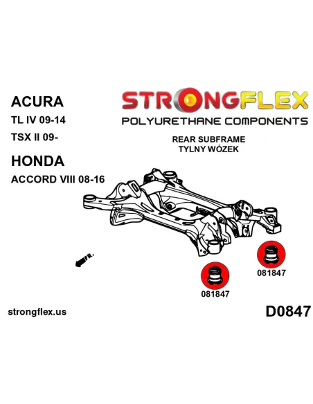 086239A: Full suspension bush kit SPORT