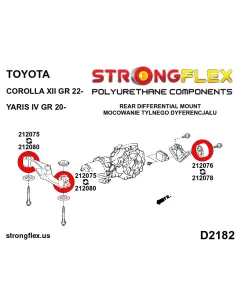 212075B: Rear diff mount - front bush 2