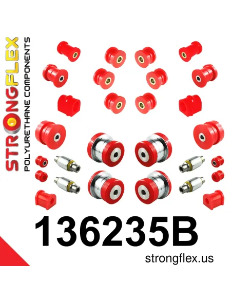 136235B: Full suspension polyurethane bush kit