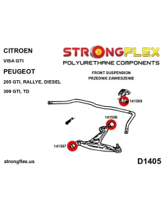 141509B: Front anti roll bar bush 2