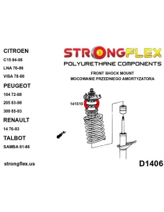 146102B: Front suspension bush kit 2