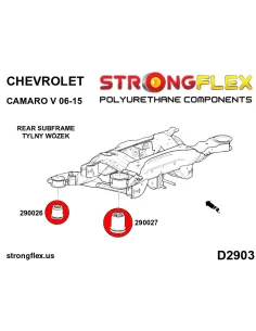 290026B: Rear subframe - front bush 2