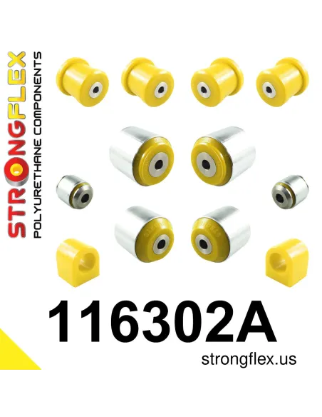 116302A: Front suspension bush kit SPORT