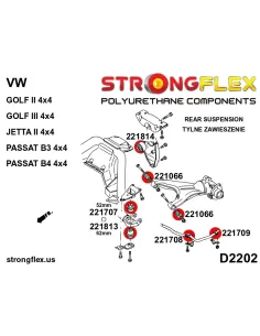 226238A: Full suspension bush kit SPORT 2