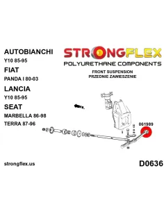 061989B: Front wishbone bush - inner 2