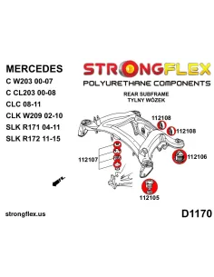 112107A: Rear differential – front bush SPORT 2
