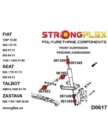 066085B: Full suspension bush kit