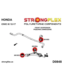 086240B: Front suspension bush kit 2