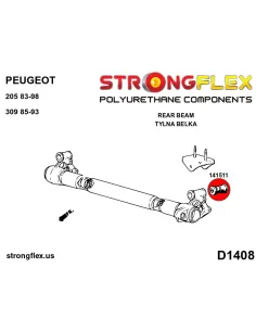 141511A: Rear beam bush SPORT 2