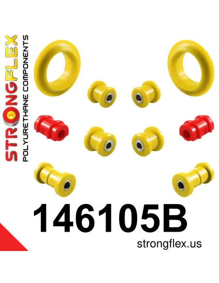 146105B: Front suspension and ream beam bush kit