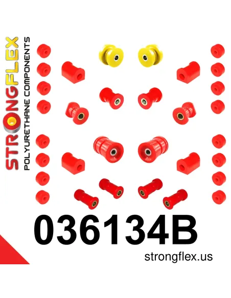 036134B: Full suspension polyurethane bush kit