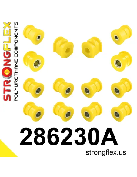 286230A: Rear suspension bush kit SPORT