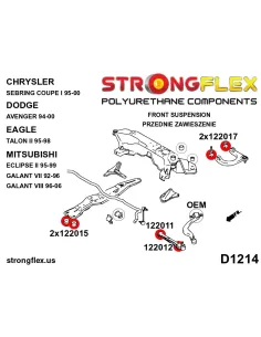 122011A: Front lower wishbone bush – inside SPORT 2