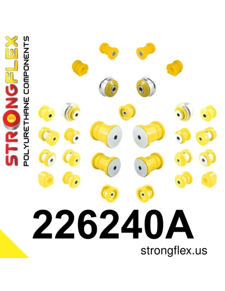 226240A: Full suspension polyurethane bush kit SPORT