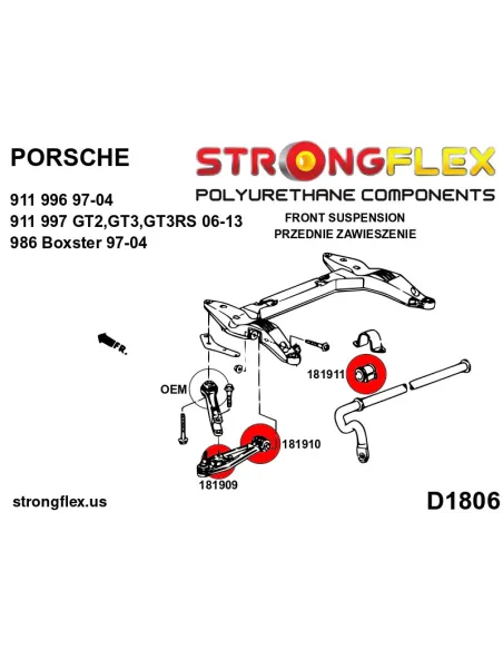 181910A: Wishbone bush – inner SPORT
