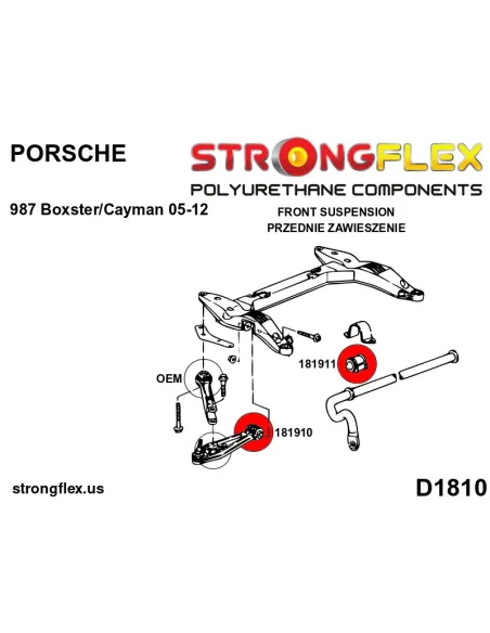 181910A: Wishbone bush – inner SPORT