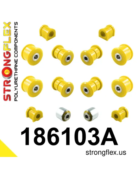 186103A: Full suspension polyurethane bush kit SPORT