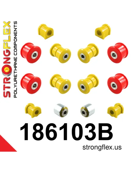 186103B: Full suspension polyurethane bush kit