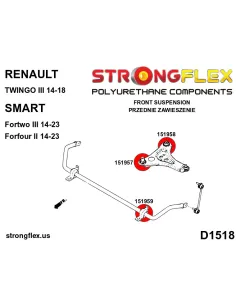 151958A: Front control arm – rear bush SPORT 2