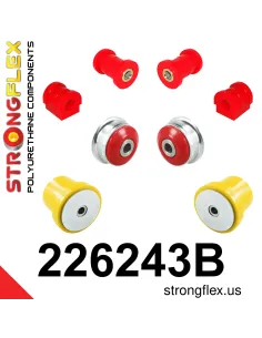 226243B: Front suspension and ream beam bush kit