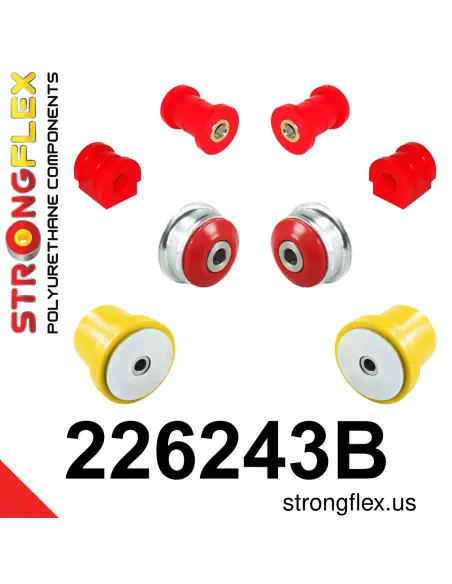 226243B: Front suspension and ream beam bush kit