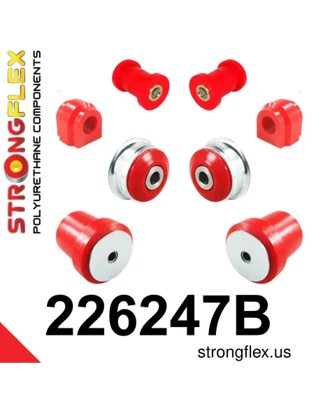 226247B: Front suspension and ream beam bush kit