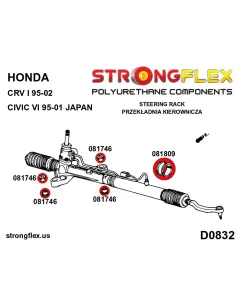 081809A: Steering clamp bush SPORT 2