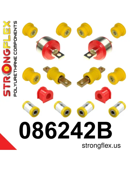 086242B: Rear suspension bush kit