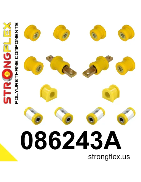 086243A: Rear suspension bush kit (no bushes 081105B) SPORT