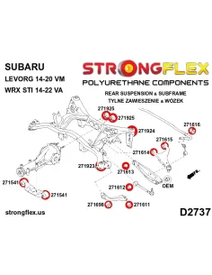 271923B: Rear subframe – front bush 2