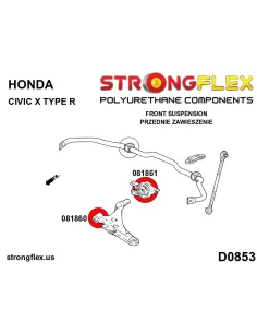 081861B: Front wishbone – rear bush 2