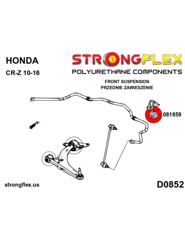 081859A: Front anti roll bar bush SPORT