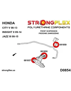 086245A: Front suspension bush kit SPORT 2