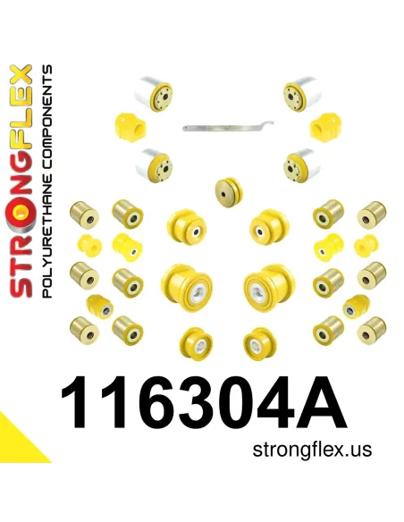 116304A: Full suspension polyurethane bush kit SPORT