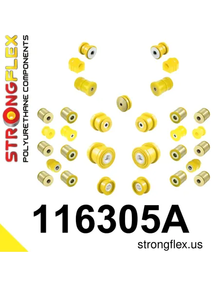 116305A: Full suspension polyurethane bush kit SPORT