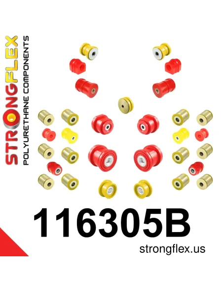116305B: Full suspension polyurethane bush kit