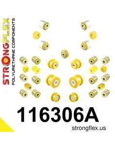 116306A: Full suspension polyurethane bush kit SPORT