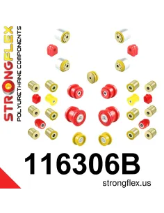 116306B: Full suspension polyurethane bush kit