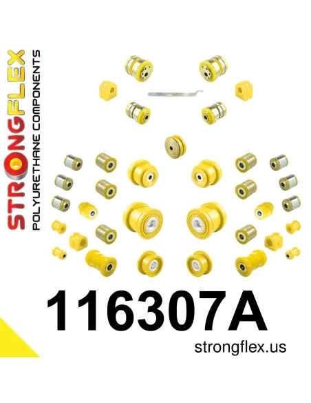 116307A: Full suspension polyurethane bush kit SPORT
