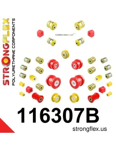116307B: Full suspension polyurethane bush kit