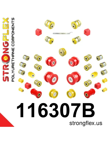 116307B: Full suspension polyurethane bush kit