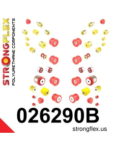 026290B: Full suspension polyurethane bush kit