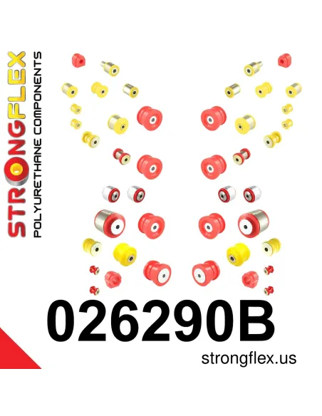 026290B: Full suspension polyurethane bush kit