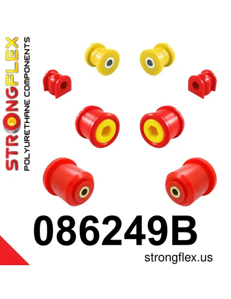 086249B: Front suspension and ream beam bush kit