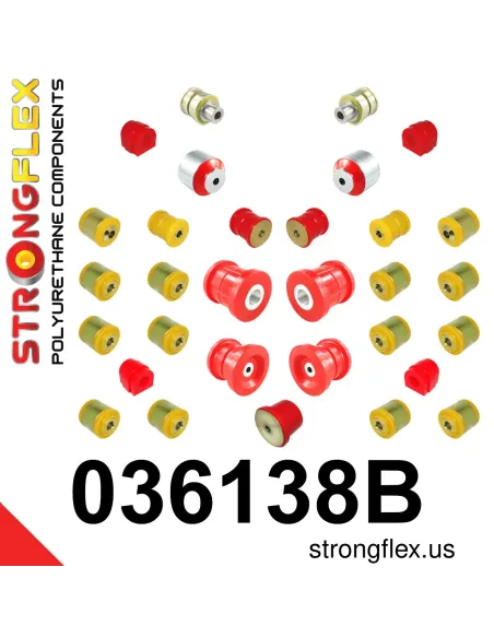 036138B: Full suspension polyurethane bush kit