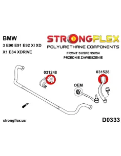 036139A: Full suspension polyurethane bush kit SPORT 2