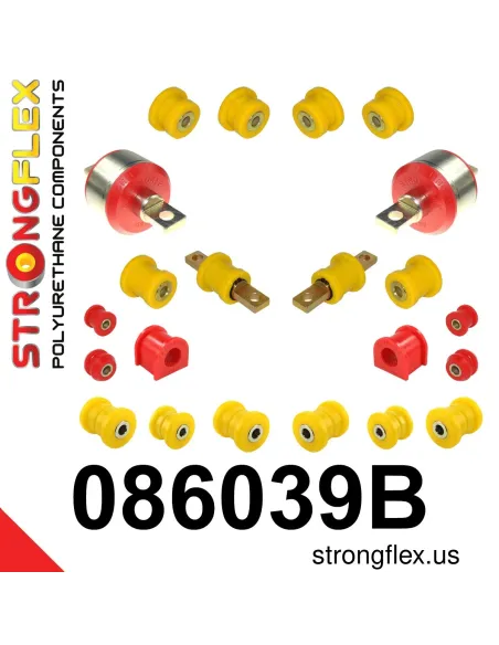 086039B: Rear suspension bush kit