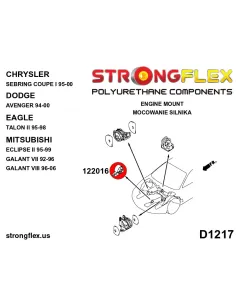 122016A: Front engine mount – lower SPORT 2